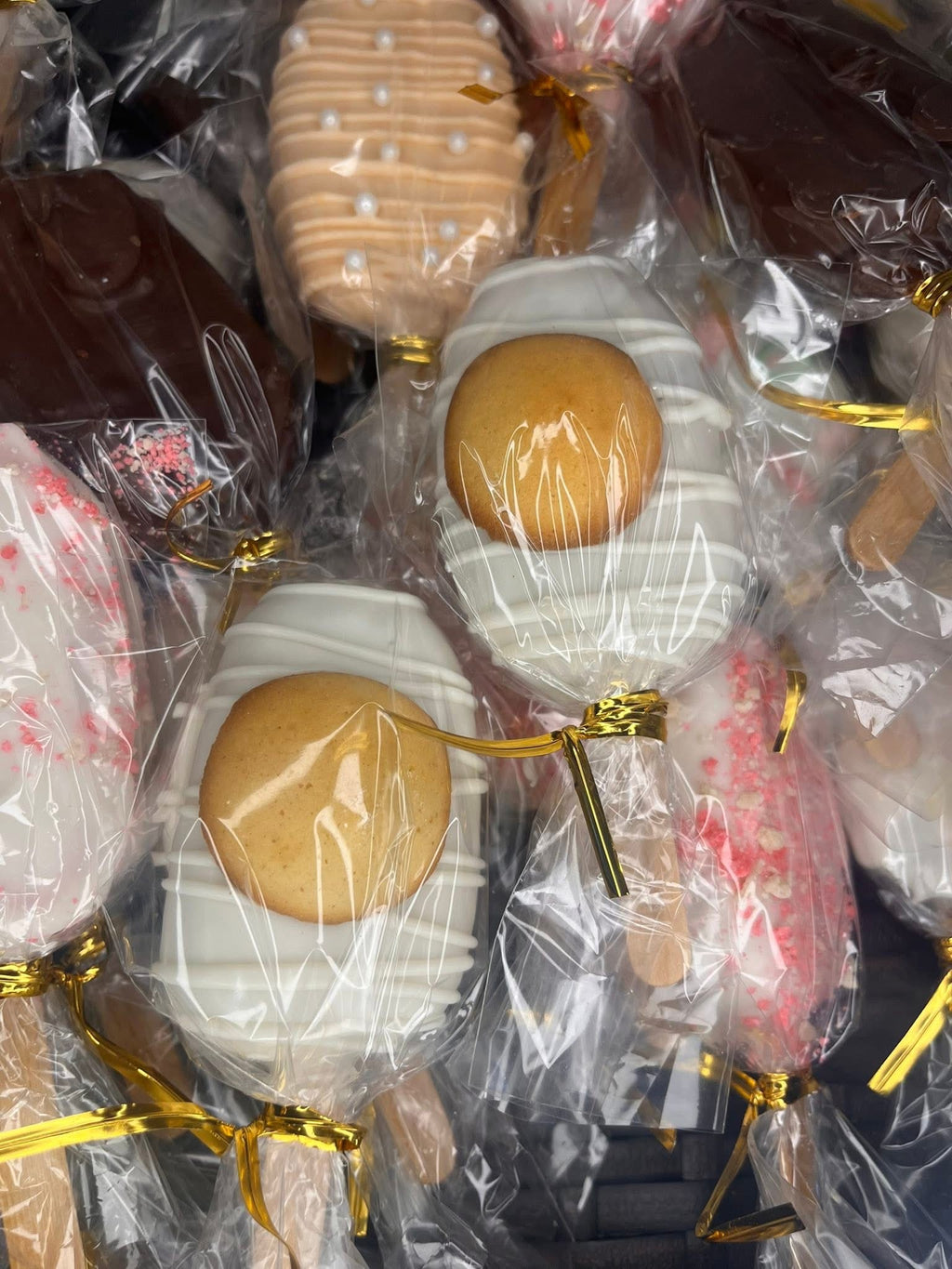 Banana Pudding Cake Popsicles