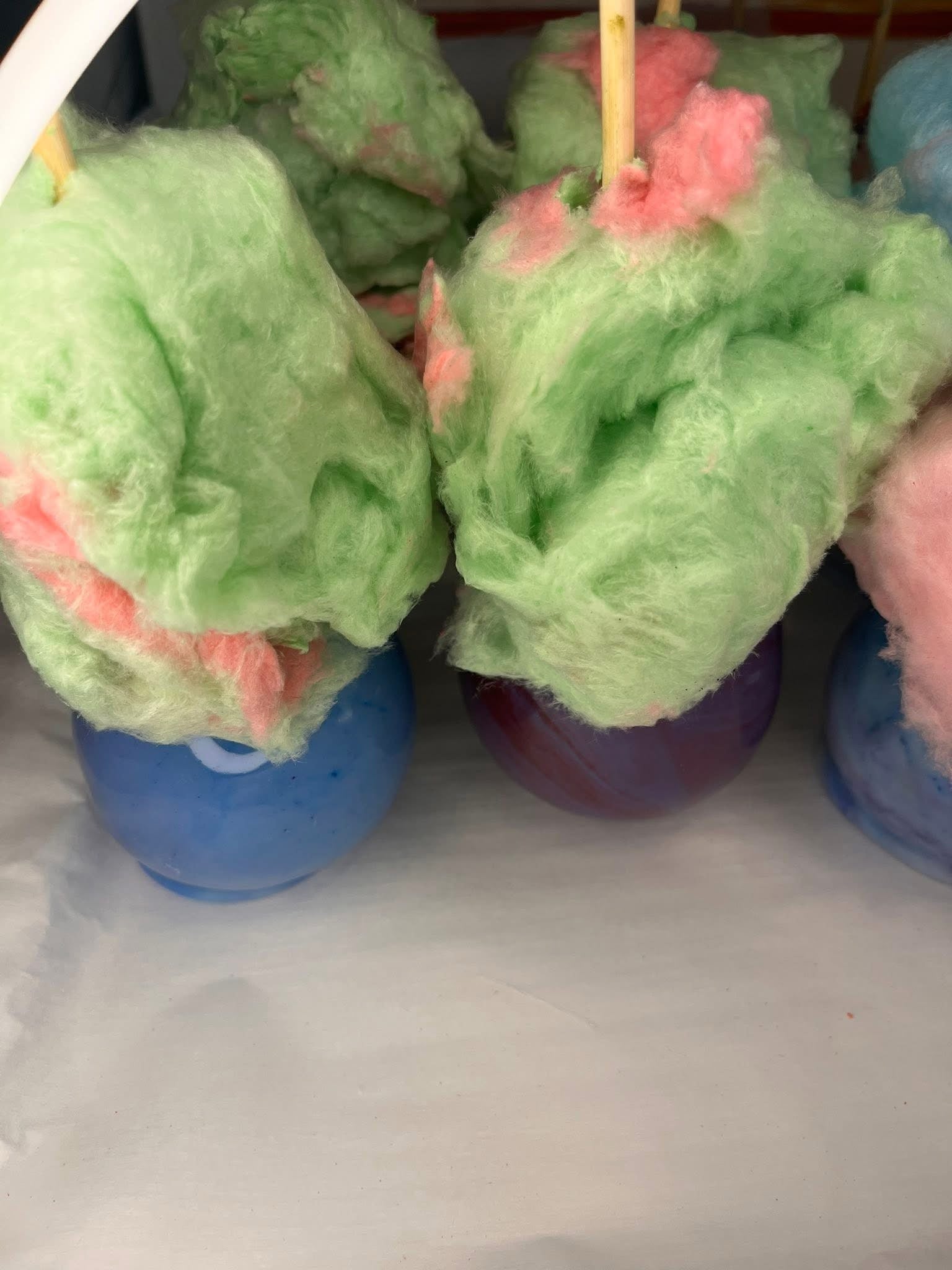 Cotton Candy Candied Apples