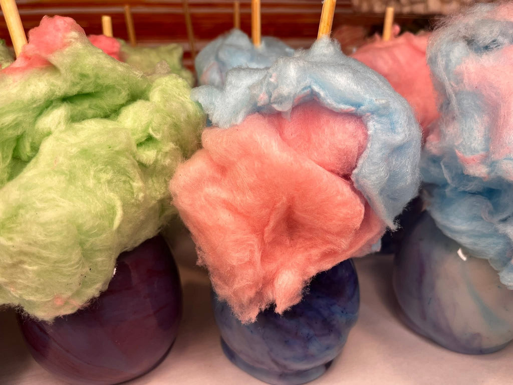 Cotton Candy Candied Apples